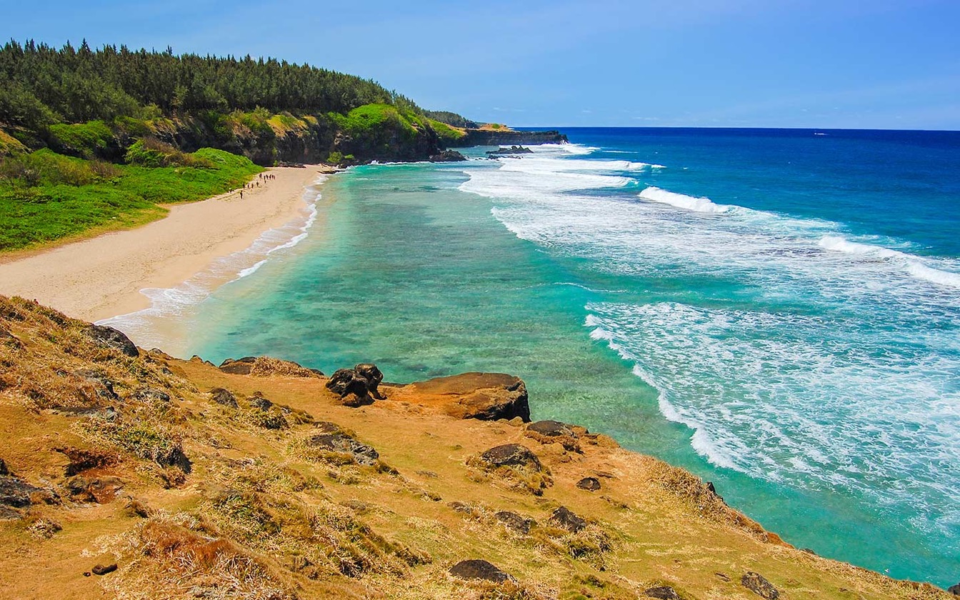 Plage de Gris gris, île Maurice